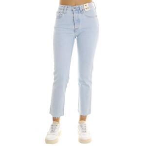 JEANS 501 CROP LEVI'S AZZURRO